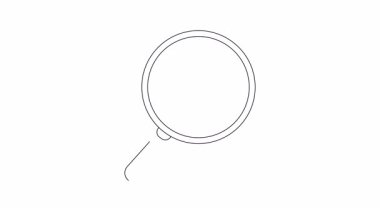 Bir büyüteç bir satranç şövalyesi taşıyla bir dosya dizinini ekler