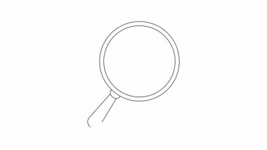 Bir büyüteç yükselen çubuk grafiği olan bir dizin simgesine odaklanır