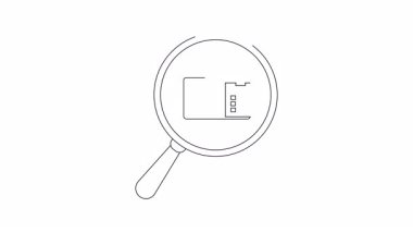 Kontrol listesi olan bir klasörün üzerinde büyüteç