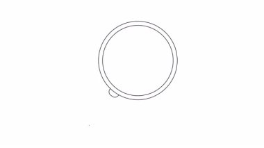 Üzerinde yıldız olan bir klasörün üzerinde siyah bir büyüteç tasarımı.