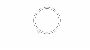 Kalkan amblemi olan güvenli bir klasöre odaklanmış büyüteç.