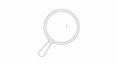 Büyüteç, dizin simgesini gösteren bir akıllı telefona odaklanır