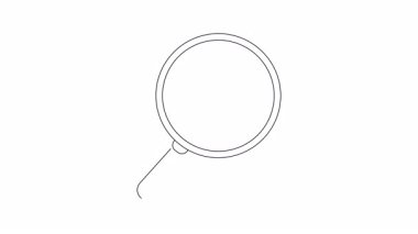 Bir büyüteç açık asma kilidi tutan bir ele odaklanır.