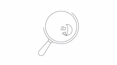 Bir büyüteç bir dizine odaklanır ve net bir çizgi biçimi ile sunulan bir küreye