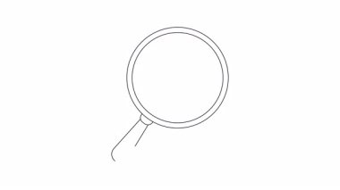 Soru işareti ve asma kilit sanatı üzerine büyüteç