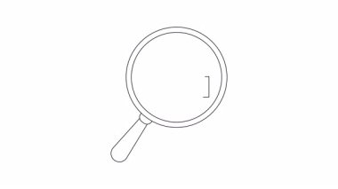 Bir büyüteç bir saati, alçalan bir çubuk grafiğini ve aşağıya bakan bir oku gösterir.