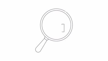 Düşen bir çubuk grafik üzerinde büyüteç ve alçalan oklu bir belge simgesi