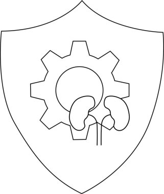 Kalkanlarda çember ve böbrekler var.