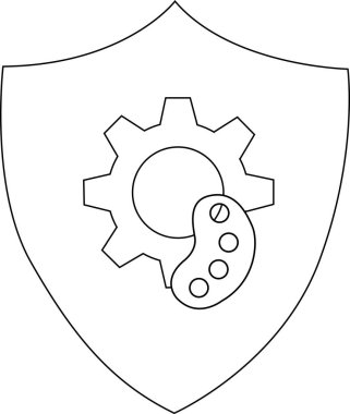 Sadece palet çizgilerini üst üste bindiren bir dişli kalkan