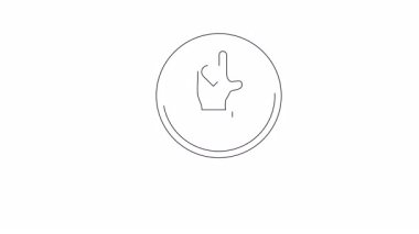 Bir büyüteç kalbi olan bir ele odaklanır.