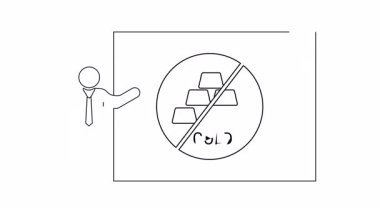 Taslak ekranda Altın Yok tabelasına işaret eden bir sunucu gösterir