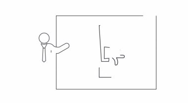 Olumsuz geri bildirim simgesi içeren bir slayt sunumu, onaylanmamayı veya reddedilmeyi sembolize eder.