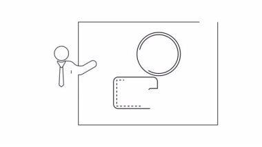 Cüzdanı büyüteç altında gösteren bir sunum slaytı mali denetimi ve incelemeyi sembolize ediyor. İş ve finans içeriği için mükemmel.