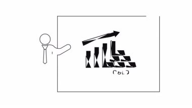 Altın yatırımlarının, finansal büyümenin ve piyasa analizinin sergilendiği bir sunum. İş ve finansla ilgili içerik için ideal.