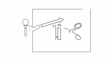 Maliyet azaltma tedbirlerini grafik ve makasla gösteren, mali ayarlamaları ve stratejik iş kararlarını sembolize eden bir sunum.