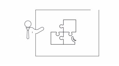 Problem çözme, bulmaca parçaları ve bir mikrofon sunumu, çözüm bulma konusunda işbirliği ve iletişim önerisi.