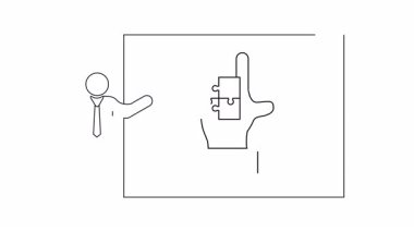Başarı için işbirliği ve stratejik düşünmeyi vurgulayan, problem çözme ve takım çalışması stratejilerini gözler önüne seren bir iş sunumu.