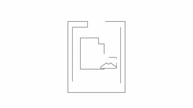 Belge ve e-posta sembollü canlandırılmış pano simgesi. Sunumlar, web siteleri ya da eğitim içeriği için mükemmel. Kolay entegrasyon için basit, temiz tasarım.