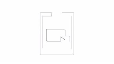 Bir klasör ve e- posta simgesiyle basit bir animasyon. Sunumlar, web siteleri veya sosyal medya için mükemmel.