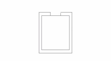 Bu animasyonda bir dağıtım servisi simgesi, bir pano ve kurye var. Lojistik, nakliye ve teslimat hizmetleri için mükemmel..