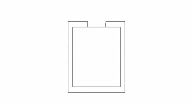 Reddedilme raporunun canlandırılmış simgesi, olumsuz geri bildirimi ve onaylanmamayı simgeliyor. Aksilikleri ve geliştirilmesi gereken alanları göstermek için mükemmel..