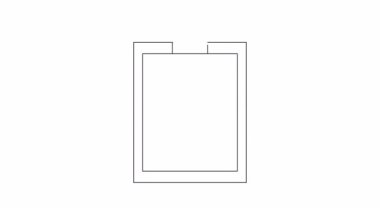 Cep telefonu simgesi olan basit bir pano animasyon döngüsü. Sunumlar veya web siteleri için harika.