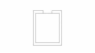 Kilitlenmemiş dijital bilgiyi sembolize eden bir veri güvenlik simgesinin basit bir animasyonu. Veri erişimini, siber güvenliği ve bilgi gizlilik kavramlarını resmetmek için ideal.