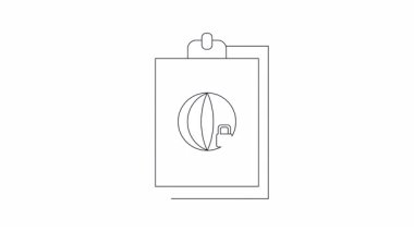 Küresel bir simgeyle basit bir pano animasyonu. Küresel iletişim, uluslararası ticaret veya eğitim projelerine uygundur.