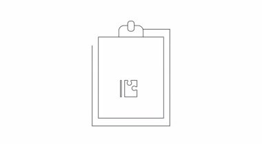 Büyüme grafikleri ve bulmaca parçalarının yer aldığı, iş çözümlerini ve başarı için problem çözme yaklaşımlarını sembolize eden bir stratejik planlama taslağı.