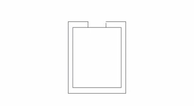 Bir dişli ve klasör içeren canlandırılmış pano simgesi, ayarları ve yapılandırmayı sembolize ediyor. Teknoloji, üretkenlik ve organizasyon temaları için ideal.