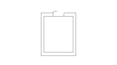 Dişli ve para çantalı bir panonun canlandırılmış simgesi. İş, finans ya da teknoloji projeleri için mükemmel. Basit ve temiz tasarım.