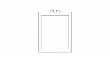 Ev ve teçhizat sembollü bir panonun canlandırılmış simgesi, sunumlar veya web siteleri için mükemmel.