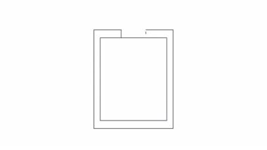 Güncellemeleri veya indirmeleri sembolize eden, aşağı doğru ok ile bir ayar simgesinin basit bir canlandırması. Teknoloji dersleri, yazılım demoları veya süreç açıklamaları için ideal.