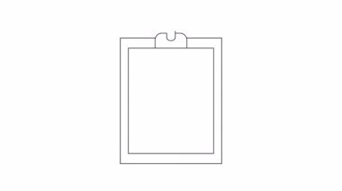 İş çözümleri için teknik denetim panosu simgesi animasyonu. Sunumlar, web siteleri ve pazarlama materyalleri için mükemmel.