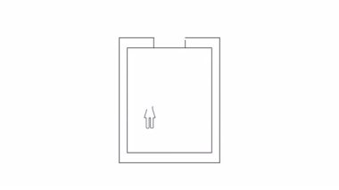 Mülk değerlendirmesi ve ev satın alma için emlak denetim listesi ikon canlandırma kavramı.