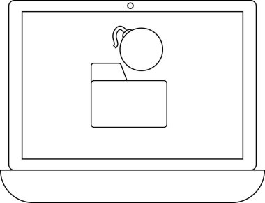 Bir dizin ekranı, üzerinde bir kişi simgesi bulunan bir dizin simgesini gösterir, kullanıcı verisi veya kişisel dosyalar önerir.