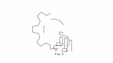 Altın endüstrisindeki düşüşü gösteren bir çizim, ekonomik kriz ve üretim zorluklarını yansıtıyor. Piyasa eğilimlerini ve endüstriyel gerilemeleri görselleştirir.