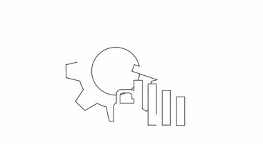 Bir dişli, asma kilit ve azalan grafiği gösteren bir illüstrasyon, performansı etkileyen güvenlik tedbirlerini sembolize ediyor.