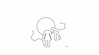 Düşen performansın görsel bir temsili, bir kadın, bir dişli ve eğilim gösteren bir grafik. İş ve ekonomi konuları için ideal.