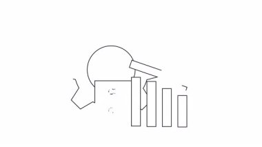 Bir dişli, bulmaca parçaları ve grafiği içeren kavramsal illüstrasyon, iş ve teknoloji bağlamlarında problem çözmeyi ve stratejik düşünmeyi sembolize ediyor.