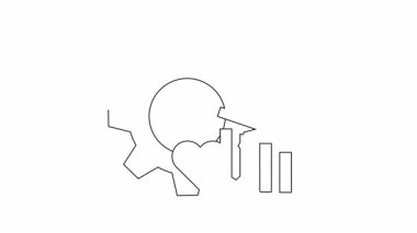 Kalp sağlığı optimizasyonunun sembolik bir temsili, bir dişli, kalp, aşağı yönlü eğilim ikonu, kardiyovasküler refahın iyileştirilmesine odaklanmayı öneriyor.