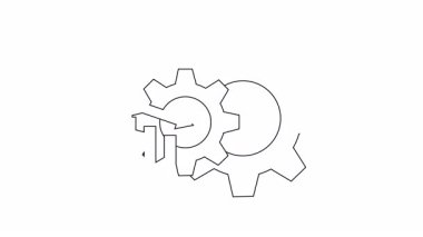 Dişlileri ve azalan grafiği gösteren bir illüstrasyon, performans sorunlarını ve süreç ve sistemlerde optimizasyon ihtiyacını temsil eder.