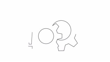 Ünlem işaretli bir dişli mekanizmasının görsel temsili, bir sorunu işaret ediyor. Animasyon yoluyla sorun çözme ve potansiyel çözümler öneriliyor.