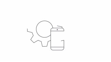 Bu bir mobil uygulama ayarları ve yapılandırmasının ana hatları. Teknoloji ve uygulamayla ilgili videolar için mükemmel.