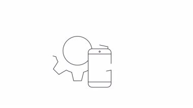 Mobil ödeme otomasyonu kavramını araştırın, modern işlemlerdeki verimliliği ve kolaylığını vurgulayın. Teknolojik bütünleşmenin görsel bir temsili.