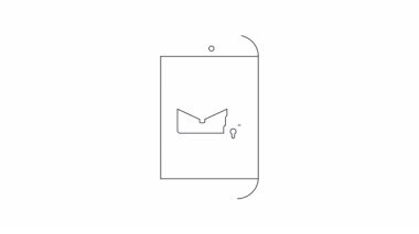 Cep telefonunun bir evrak çantası ve asma kilit ile tasviri, mobil cihazlardaki güvenli iş verilerini ve mahremiyeti simgeliyor.