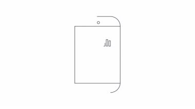 Modern dağıtım hizmetlerinde hız ve verimliliği sembolize eden bir dağıtım uygulaması ikonu. Teknoloji ve iş içeriği için mükemmel.