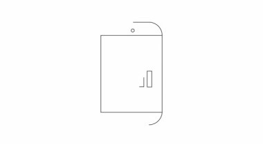 Azalan bir grafik ve kalkanı gösteren akıllı bir telefonun çizimi, veri güvenliği risklerini ve mobil cihazlardaki potansiyel mali kayıpları simgeliyor.