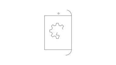 Animasyon simgesi bir cep telefonunun içinde teknoloji ortaklıklarını ve iş çözümlerini sembolize eden bir tokalaşmayı gösteriyor. Sunumlar ve dijital içerik için ideal.