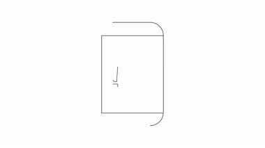 Akıllı telefon ayarları simgesinin basit ve temiz bir animasyonu. Teknoloji, mobil ve ayarlarla ilgili içerik için mükemmel.